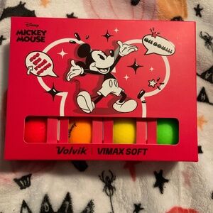 Mickey Mouse golf balls